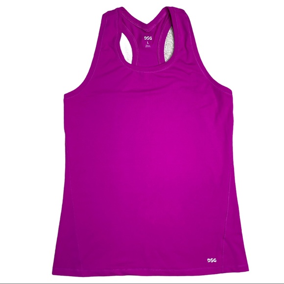 DSG Tops - DSG Performance Fit Purple Tank Top Size Large